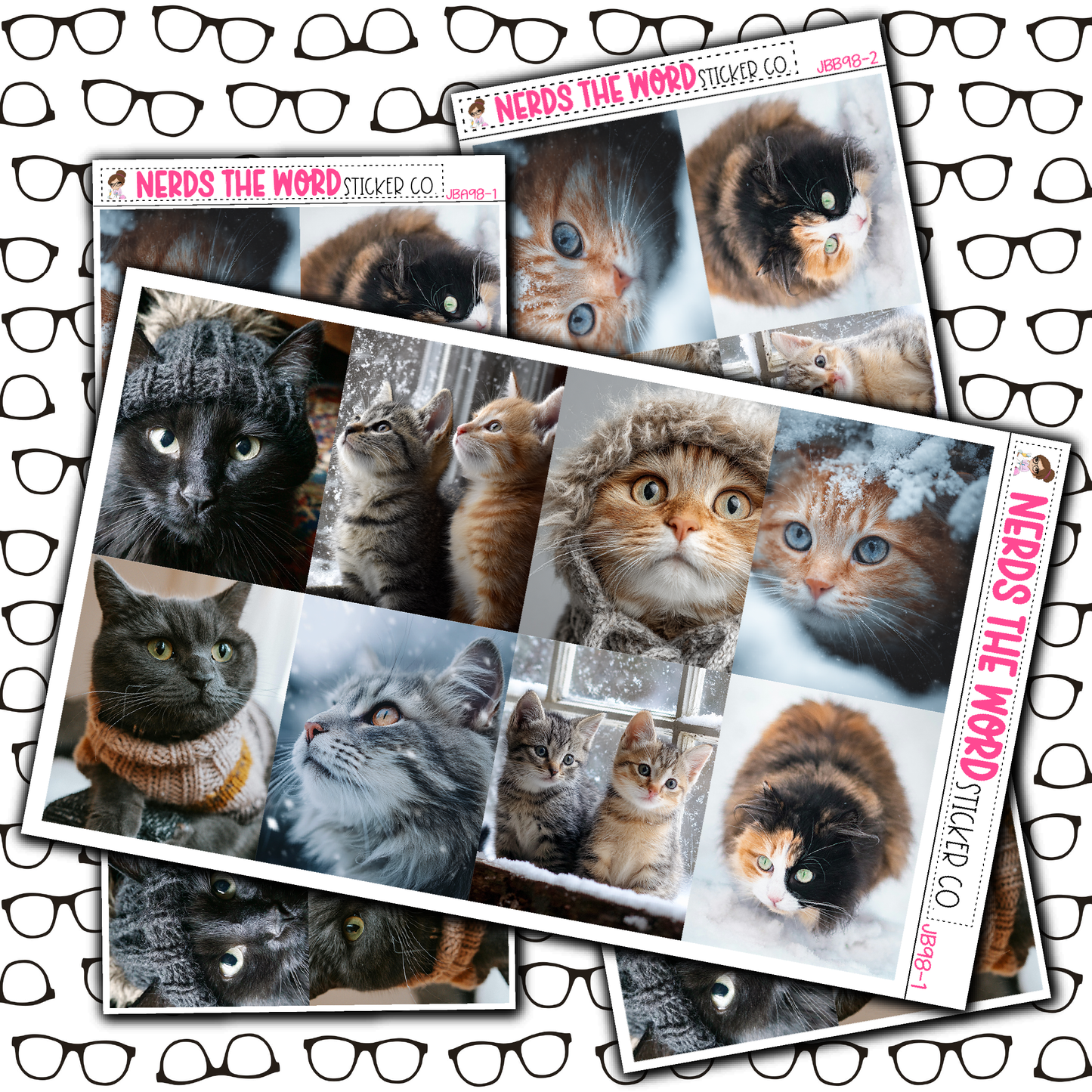 Winter Cats Just Boxes with Kit Option