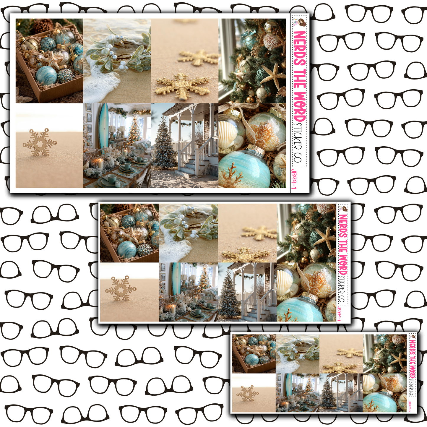 Beachy Christmas Just Boxes with Kit Option