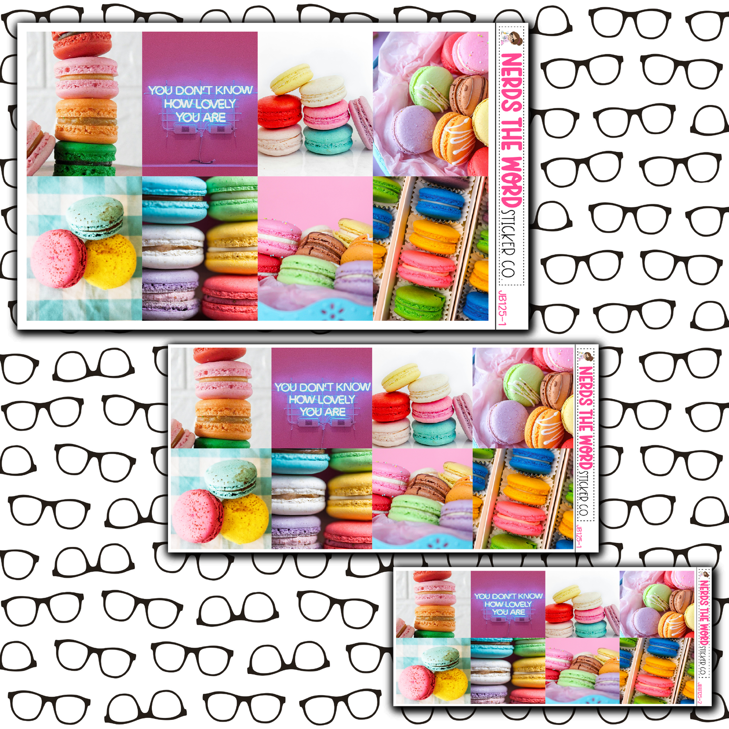 Macaron Just Boxes with Kit Option
