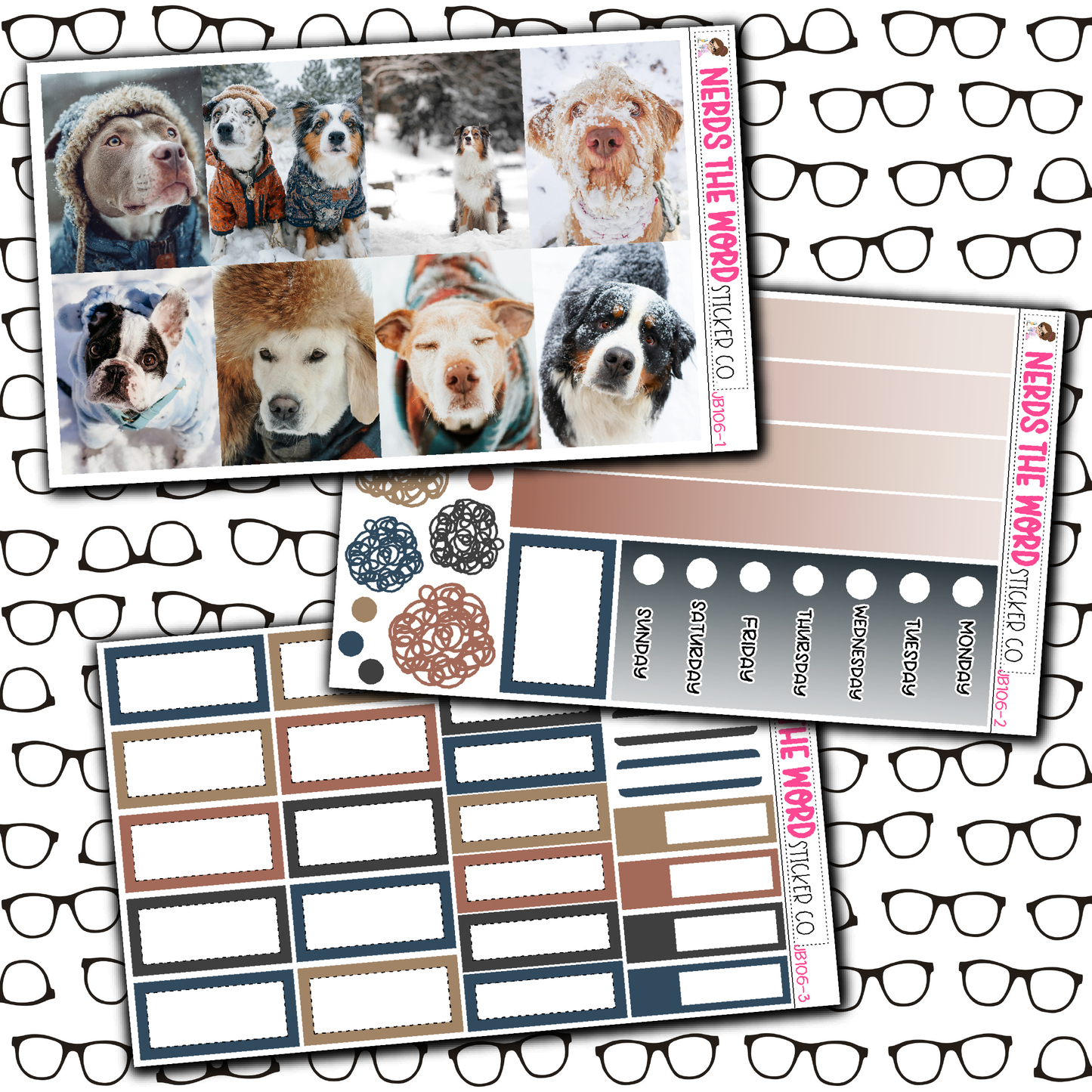 Winter Dogs Just Boxes with Kit Option