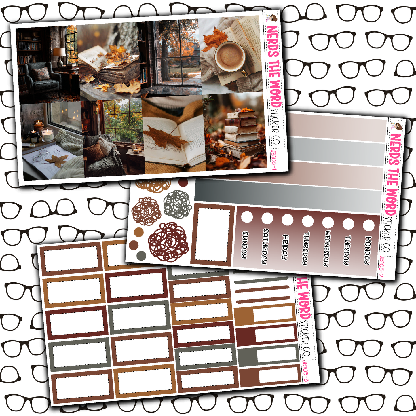 Fall Reading Just Boxes with Kit Option