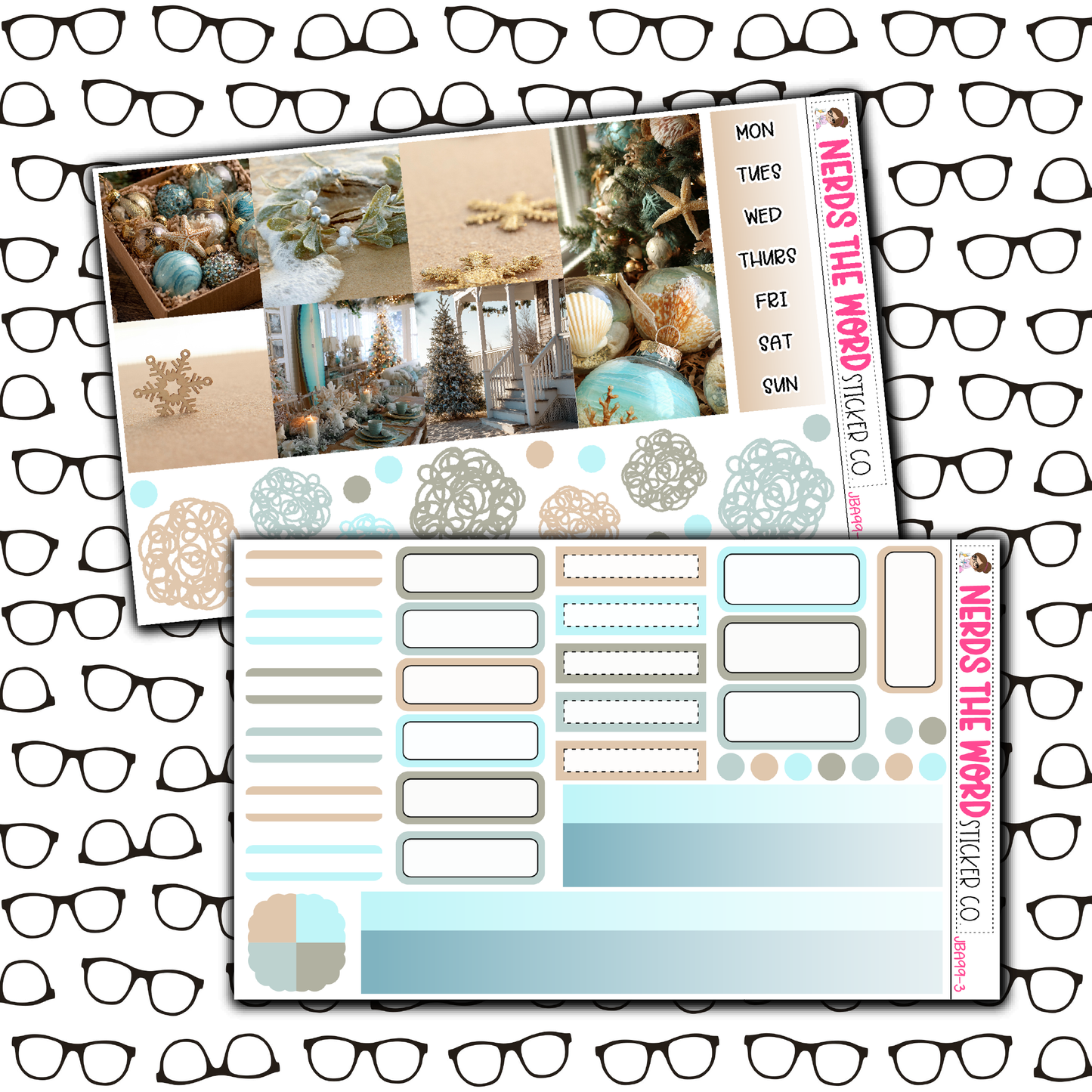 Beachy Christmas Just Boxes with Kit Option