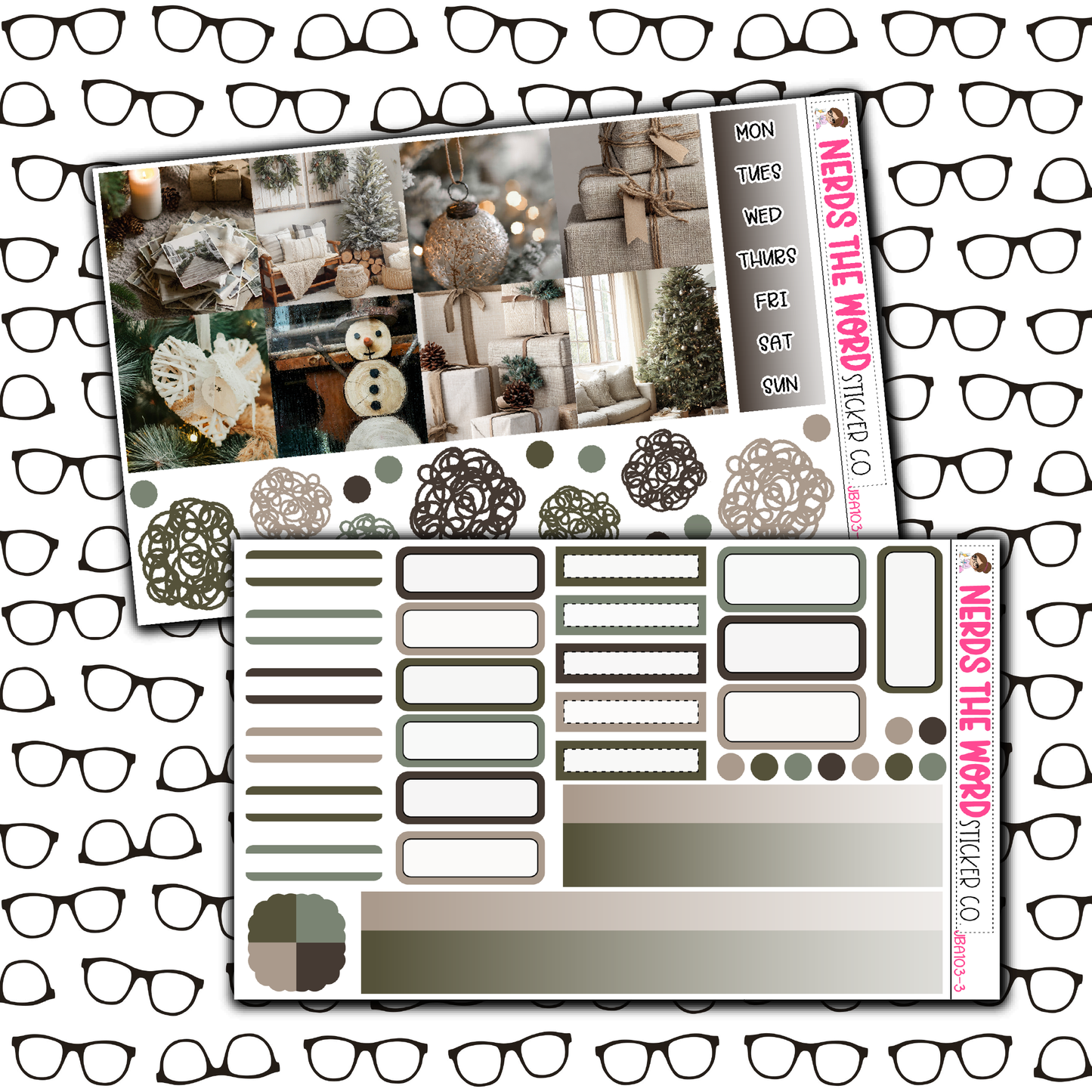 Woodland Christmas Just Boxes with Kit Option