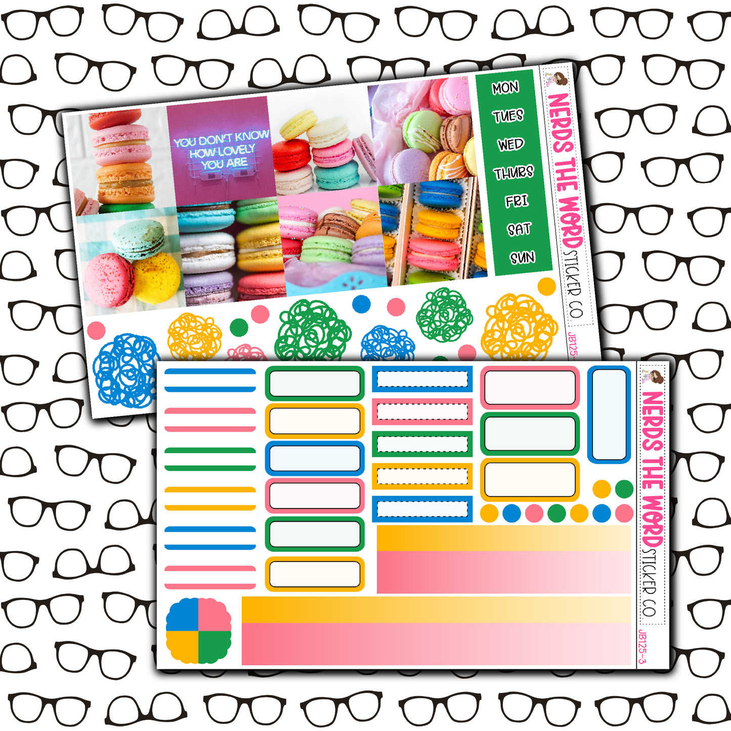 Macaron Just Boxes with Kit Option