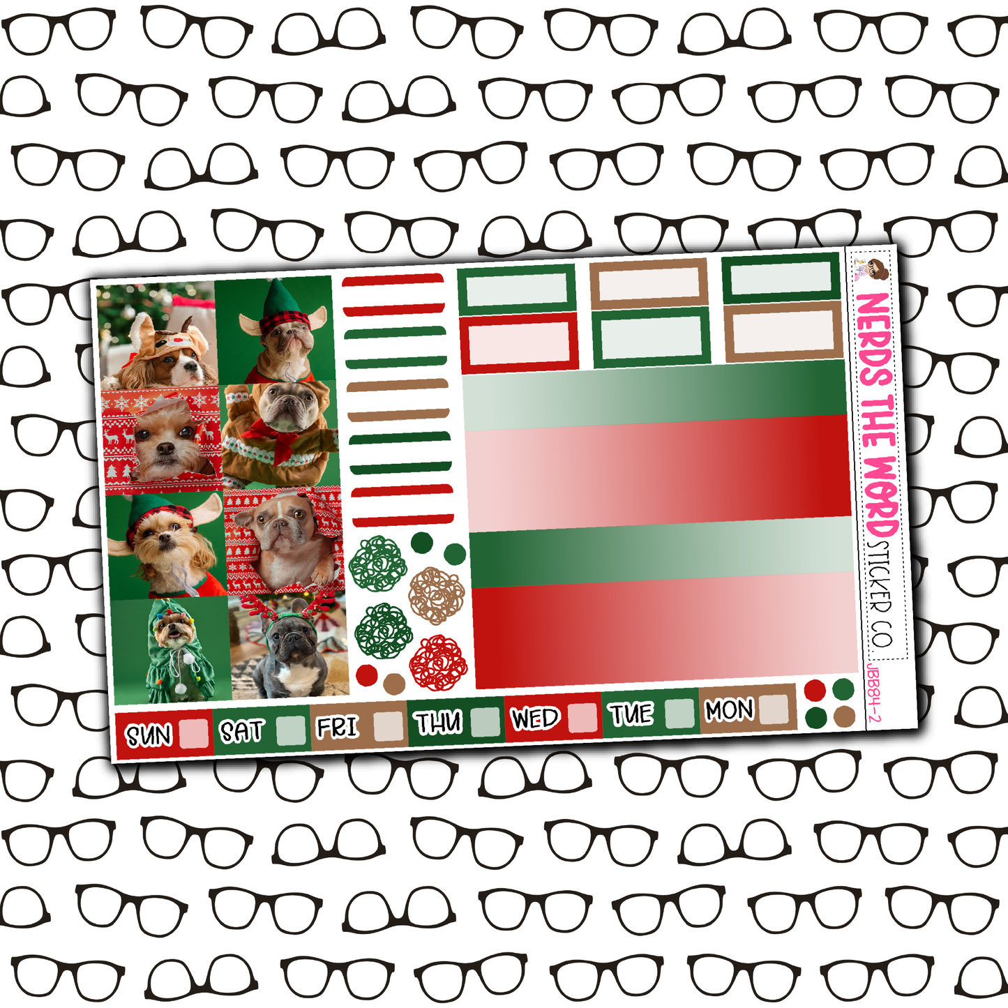 Doggy Christmas Just Boxes with Kit Option