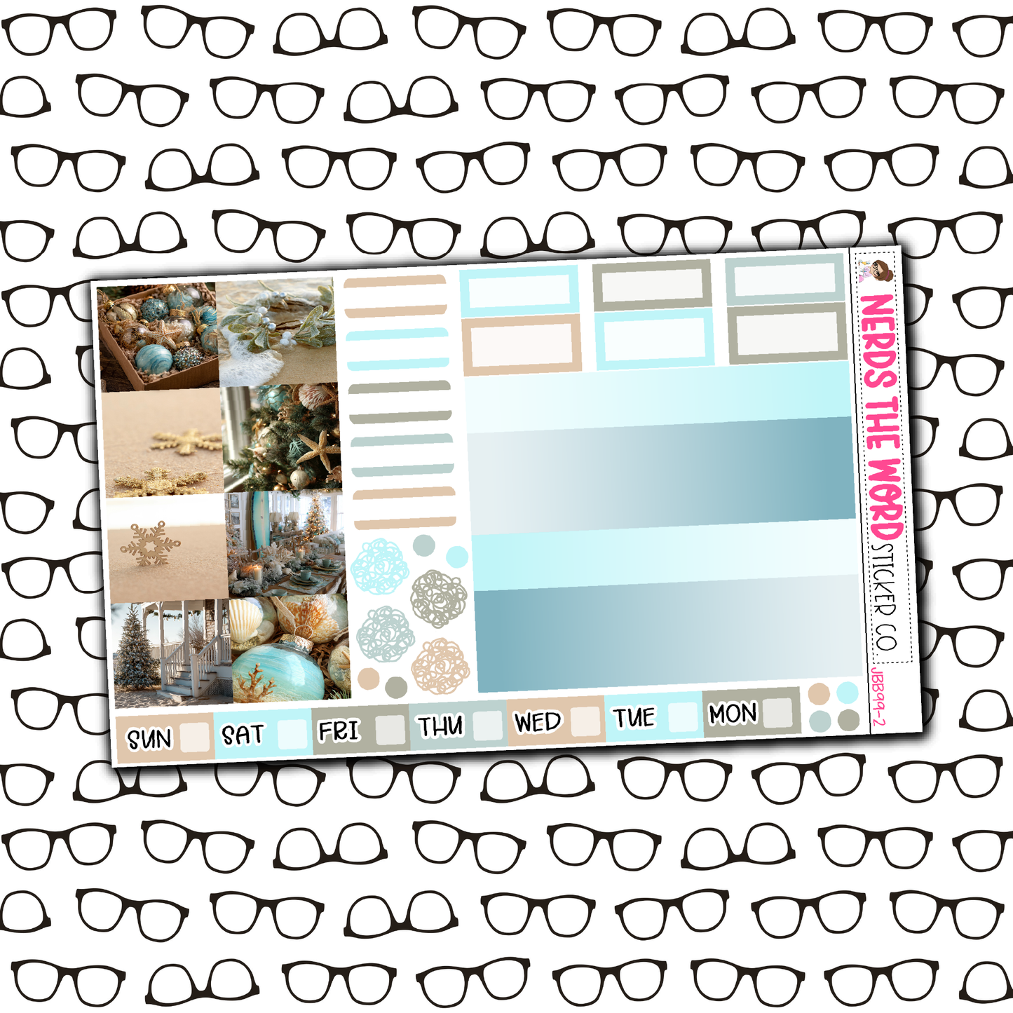 Beachy Christmas Just Boxes with Kit Option