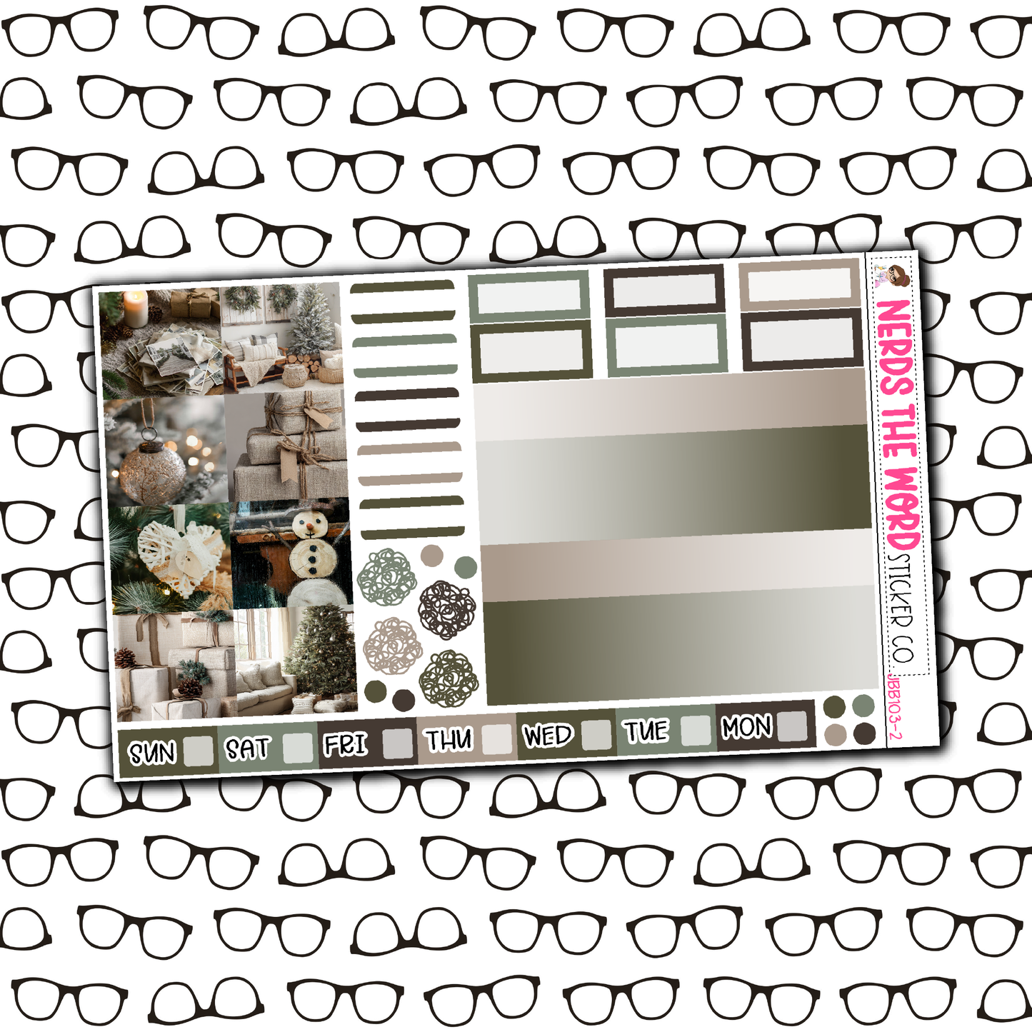 Woodland Christmas Just Boxes with Kit Option