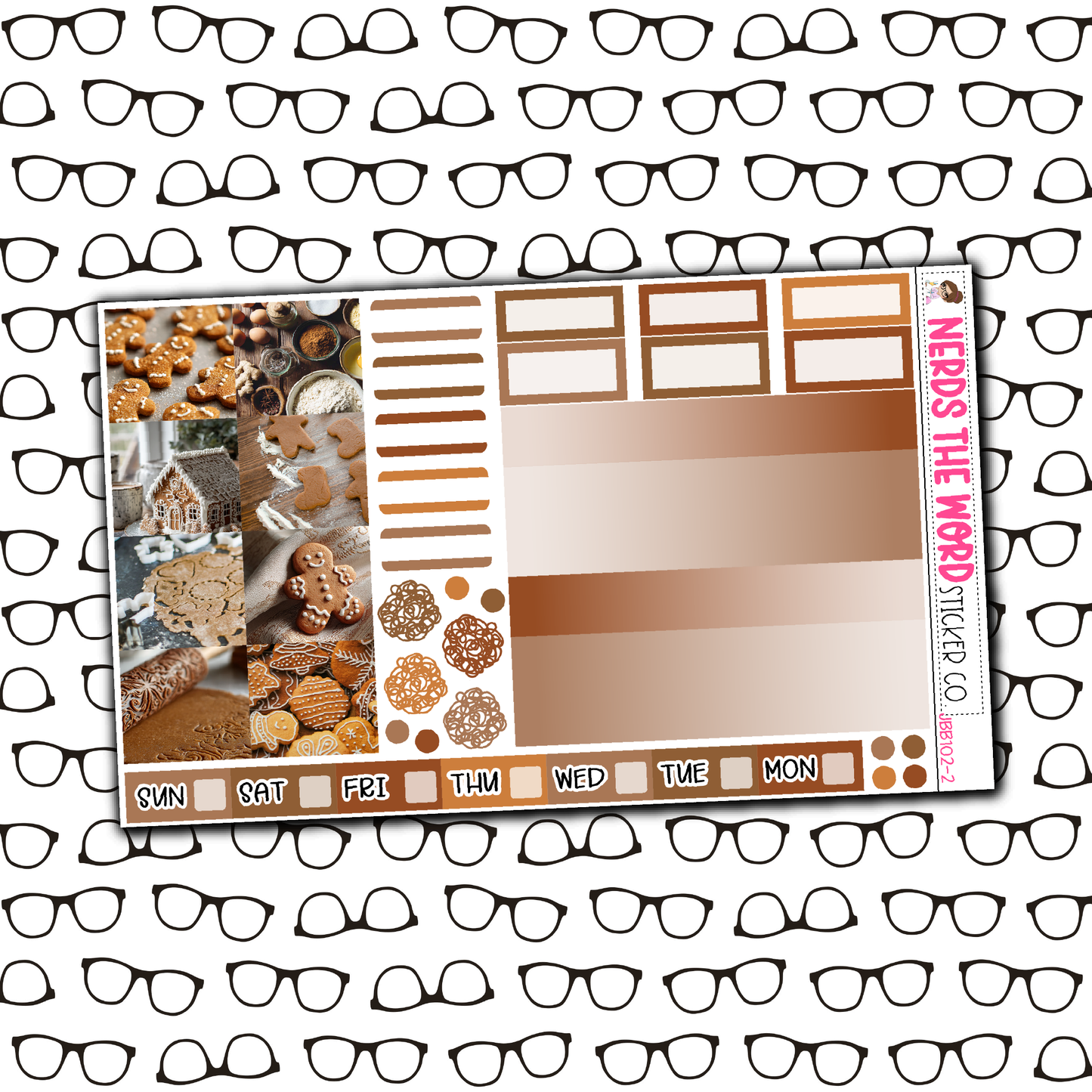 Gingerbread Just Boxes with Kit Option