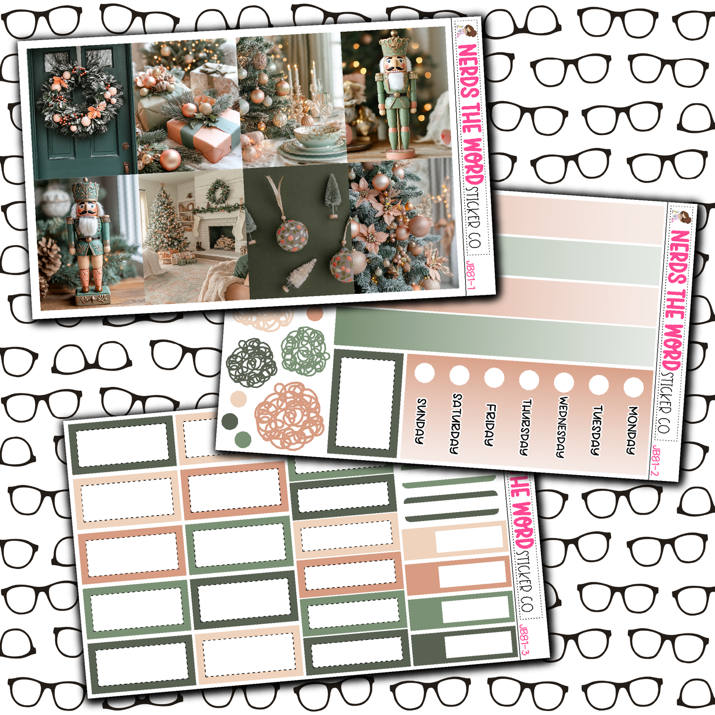 Peachy Keen Christmas Just Boxes with Kit Option