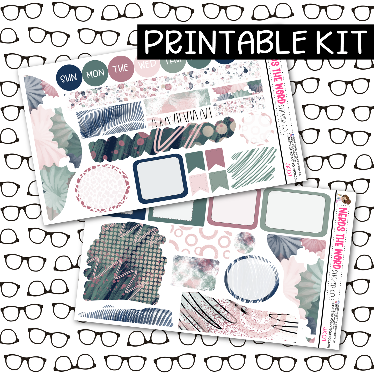 PRINTABLE Winter By The Sea Journaling Kit