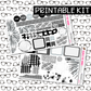 PRINTABLE Newsprint Journaling Kit