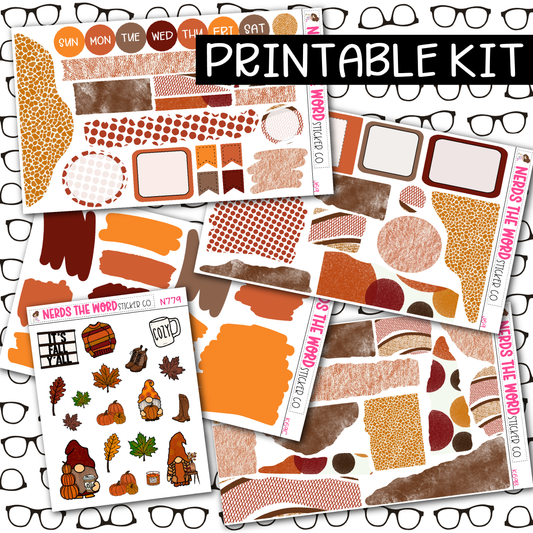 PRINTABLE Fall Most Of All Journaling Kit