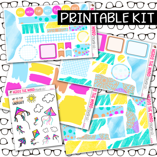 PRINTABLE Kite Journaling Kit