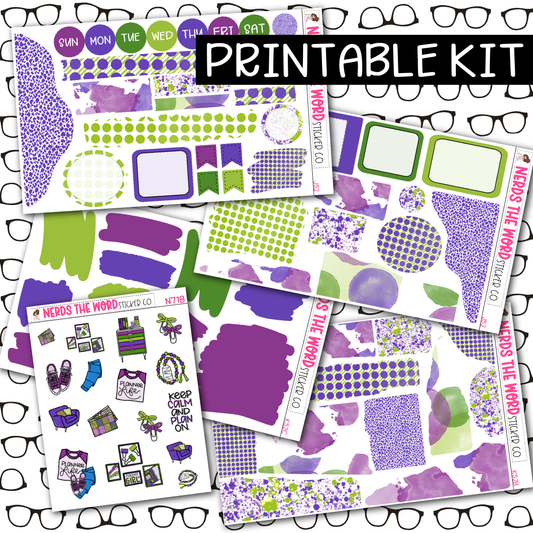 PRINTABLE Planner Journaling Kit