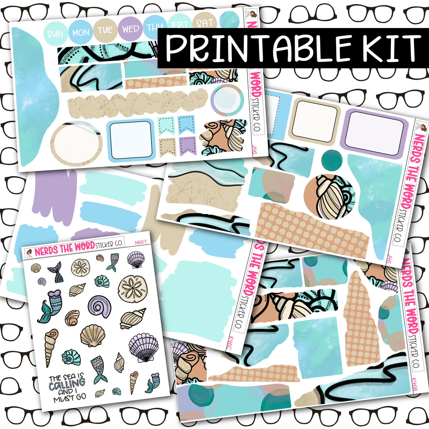 PRINTABLE The Seas is Calling Journaling Kit