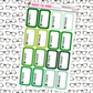 Started/Finished Reading Tracker Box Stickers