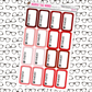 Started/Finished Reading Tracker Box Stickers