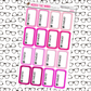 Started/Finished Reading Tracker Box Stickers