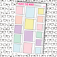 Snap Shot Functional Planner Stickers