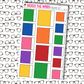 Snap Shot Functional Planner Stickers