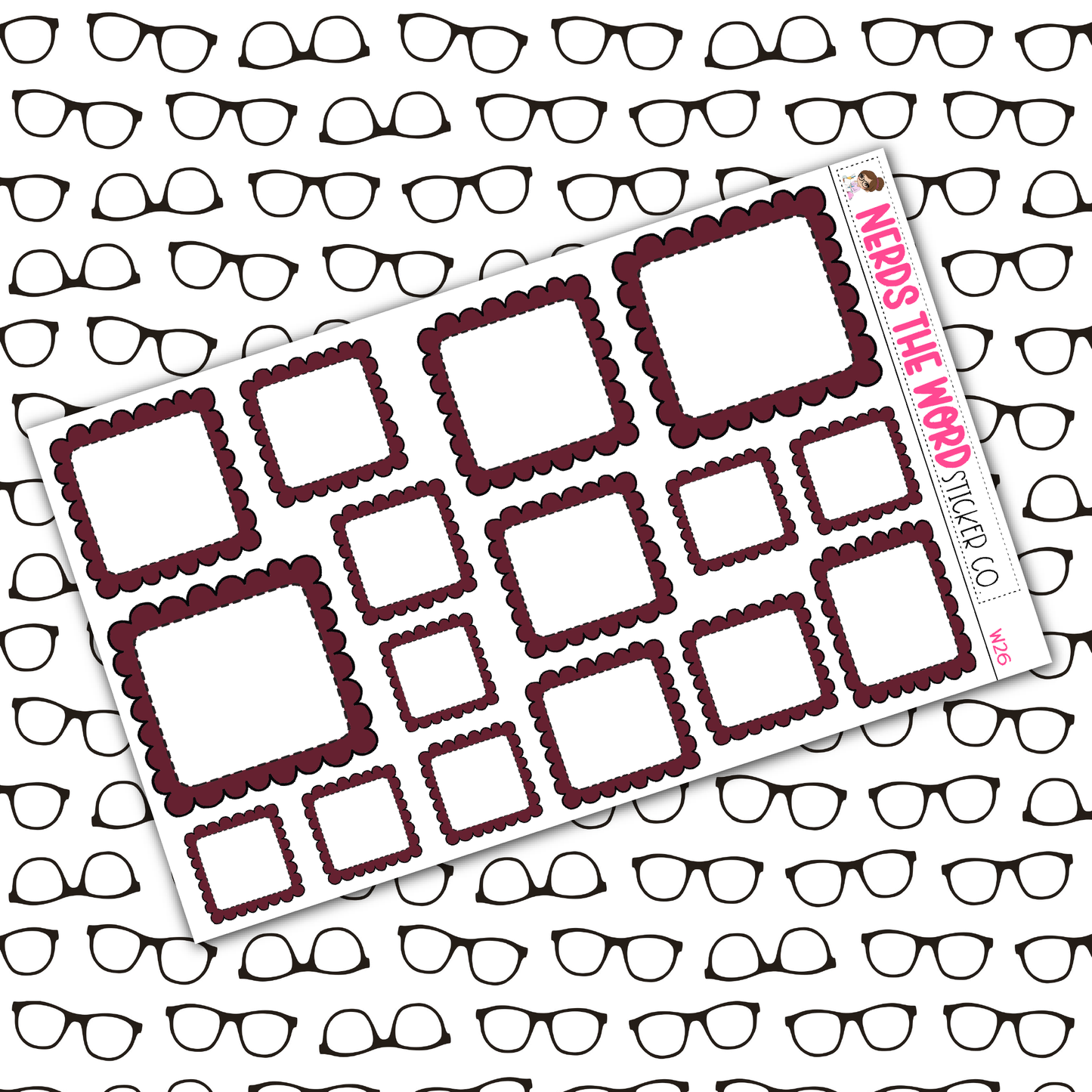 Bumpy Box Functional Planner Stickers