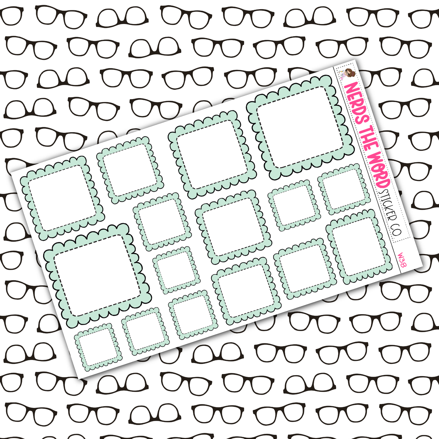 Bumpy Box Functional Planner Stickers