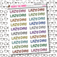 Lazy Day Rainbow Sticker Sheet