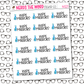 Wipe Mirrors Sticker Sheet