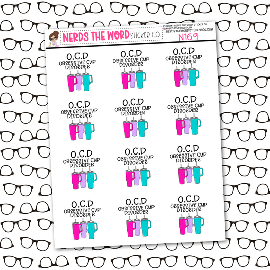 Obsessive Cup Disorder Sticker Sheet