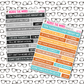 Journaling V2 Quote Bar Sticker Sheet