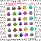 Audio Book Icon Sticker Sheet