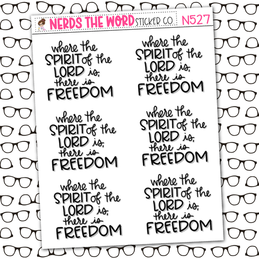 Freedom Sticker Sheet