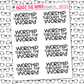 Worship through Worry Sticker Sheet