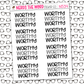 Worthy Sticker Sheet