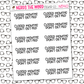 Closed Mouths Sticker Sheet