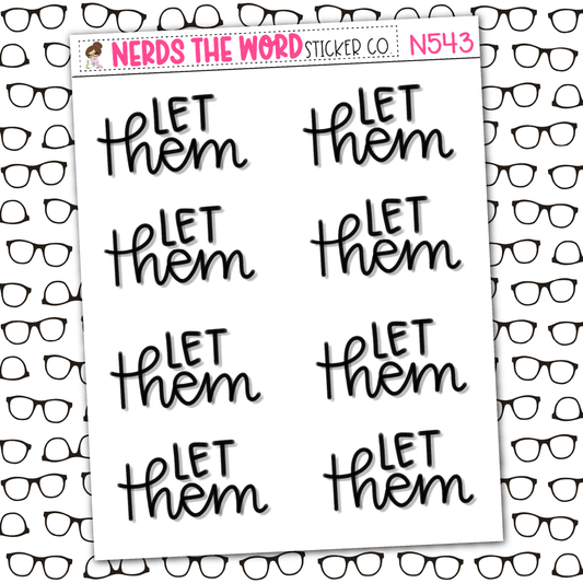Let Them Sticker Sheet