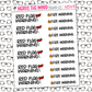 Fire/Red Flag Sticker Sheet