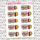 Heat Warning/Watch Sticker Sheet