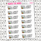 Refill Lunch Account Sticker Sheet
