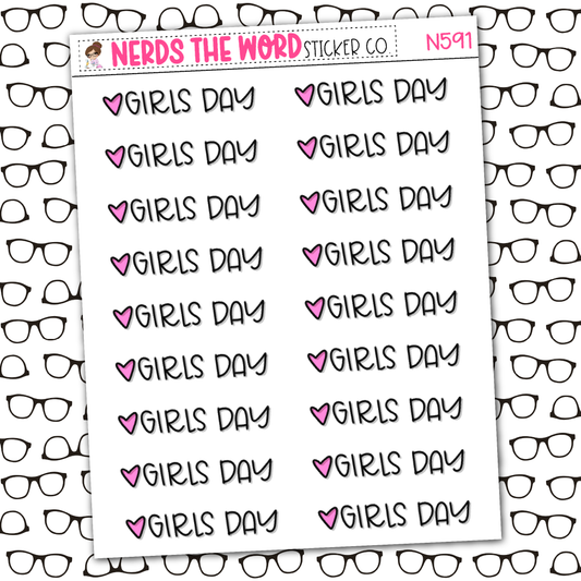 Girls Day Sticker Sheet