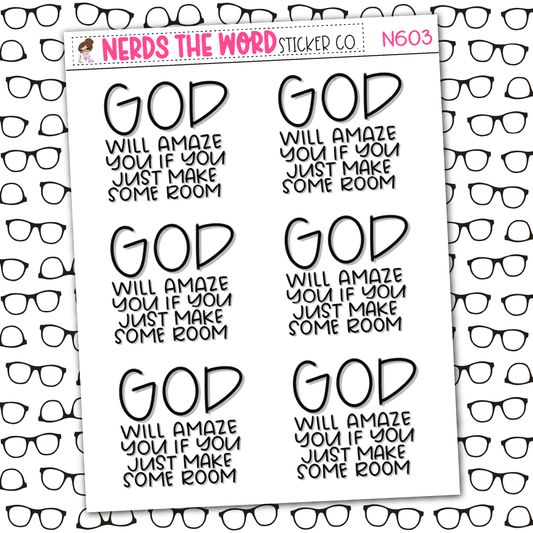 Make Some Room Sticker Sheet