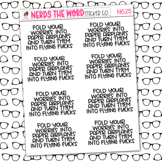 Flying F*cks Sticker Sheet