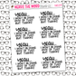 Yeah, Thanks Sticker Sheet