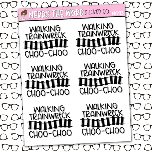 Trainwreck Sticker Sheet