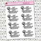 Dramatically Processing Sticker Sheet