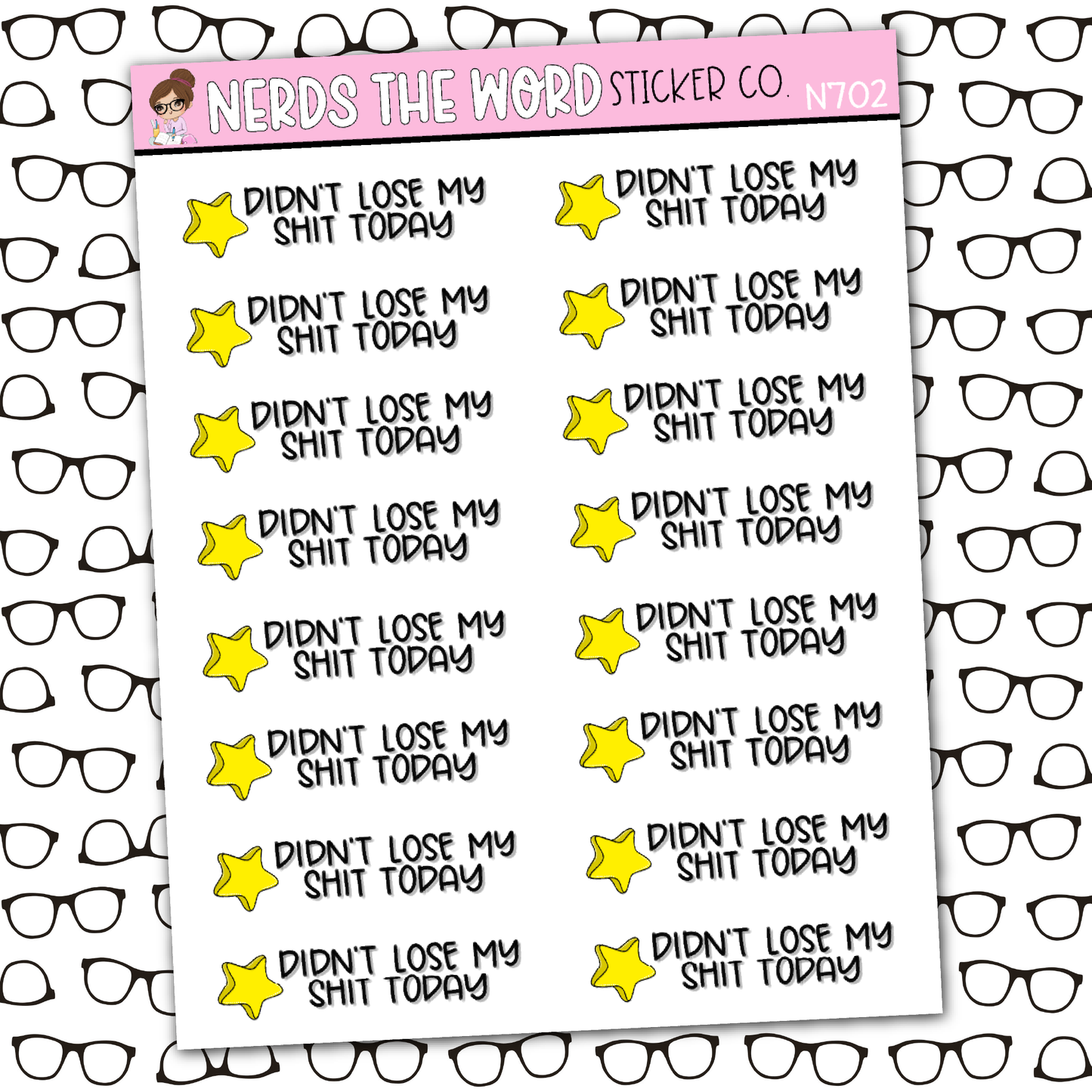 Lose My Shit Sticker Sheet