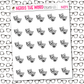 Theater Icon Sticker Sheet