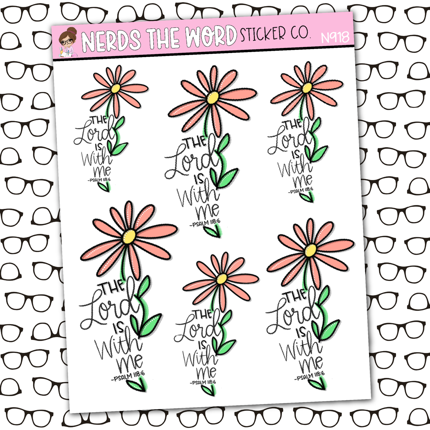 With Me Sticker Sheet