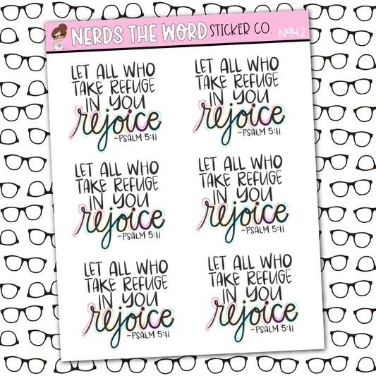 Rejoice Sticker Sheet