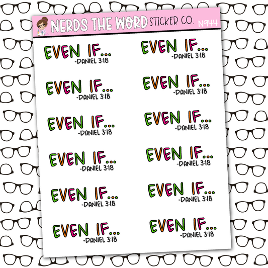 Even If Sticker Sheet